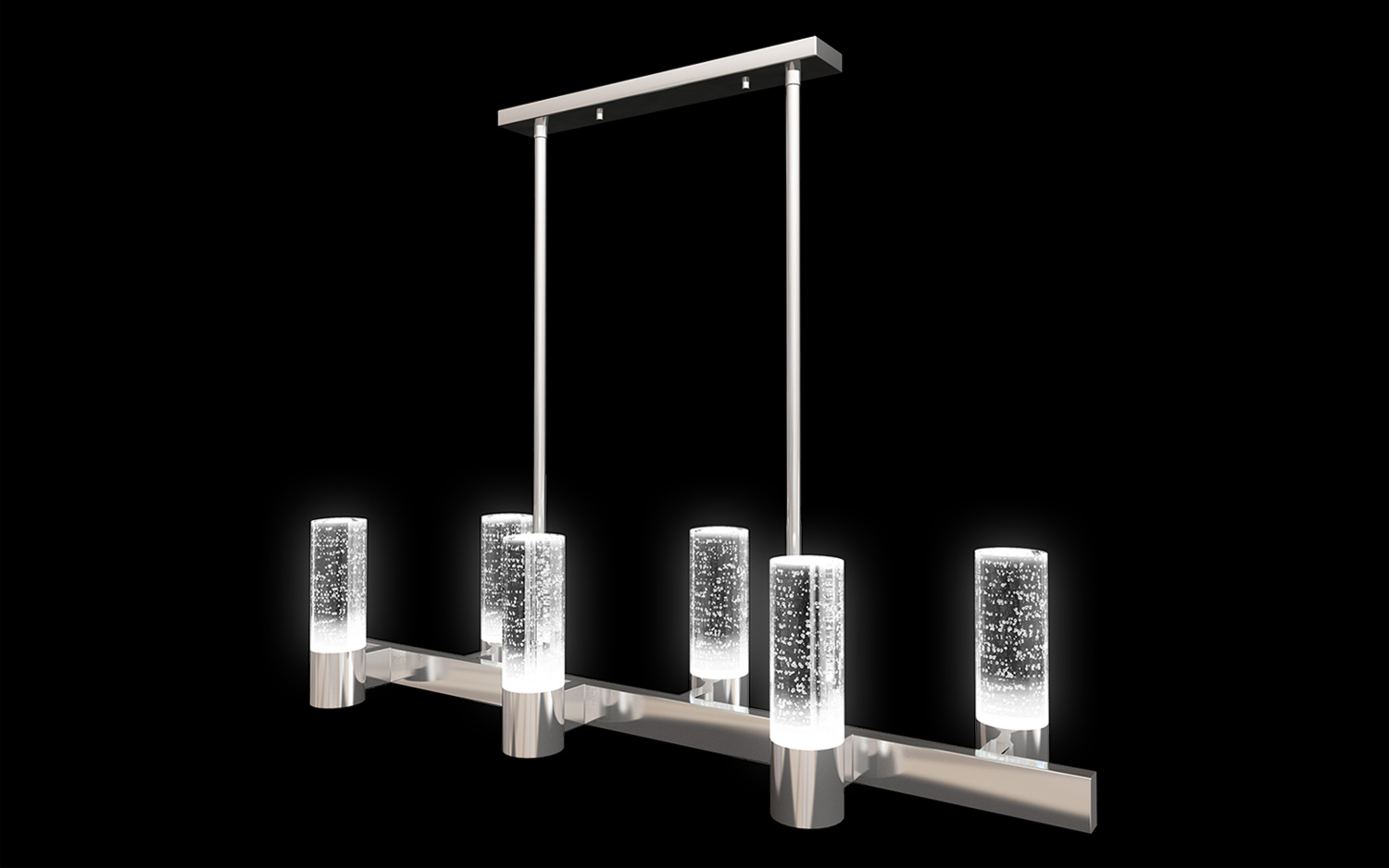 Luminaire verre bullé 3d bubbled glass led éclairage 3d ...