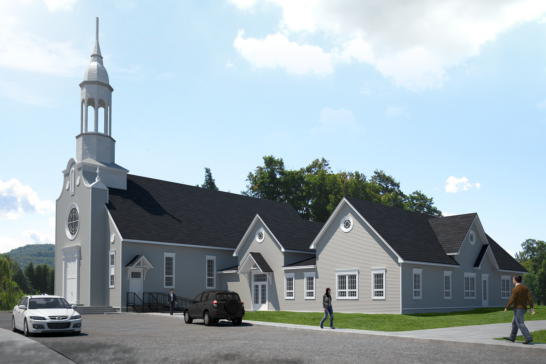 Saint-Romain, Lemay-Coté Architectes, rendu photo-réaliste, 3d rendering, Montréal, Québec